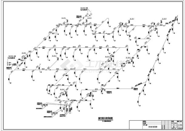 [湖南]高层住宅小区给排水施工图（地下商业用房 太阳能热水系统）-图一