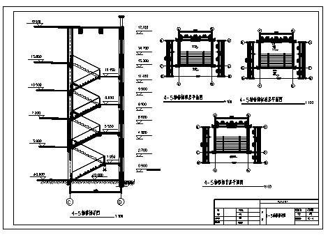 某市某五层框架结构医院办公大楼建筑施工cad图(含计算书，毕业设计，结构图)-图一