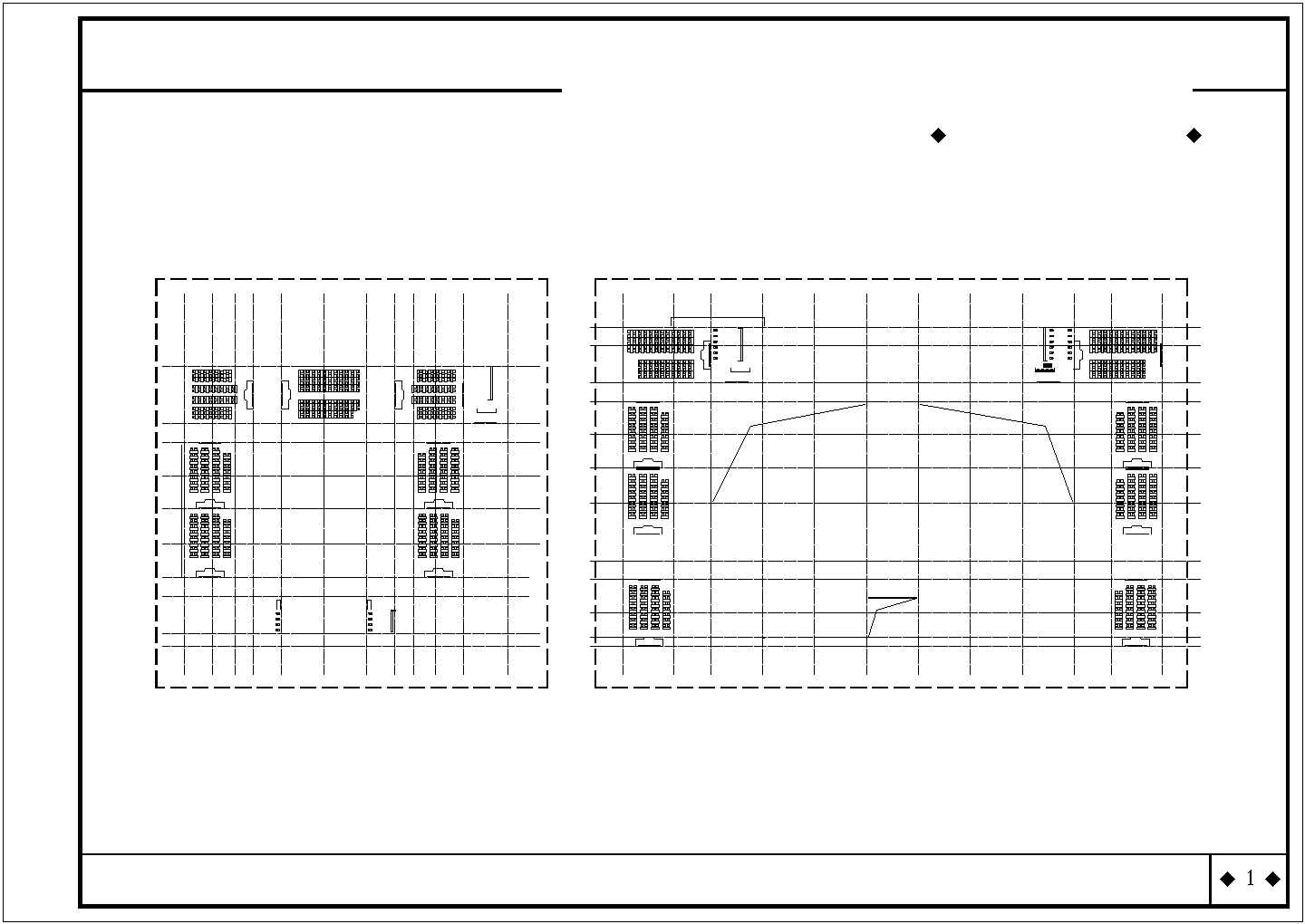 职业学校6层框架结构教学楼建筑设计方案图纸