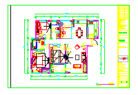 北欧-三室两厅130㎡-海x公园住宅装修设计施工图_图1