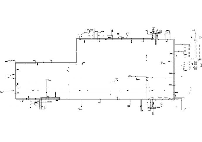 某广场CAD给排水专业设计图纸_图1