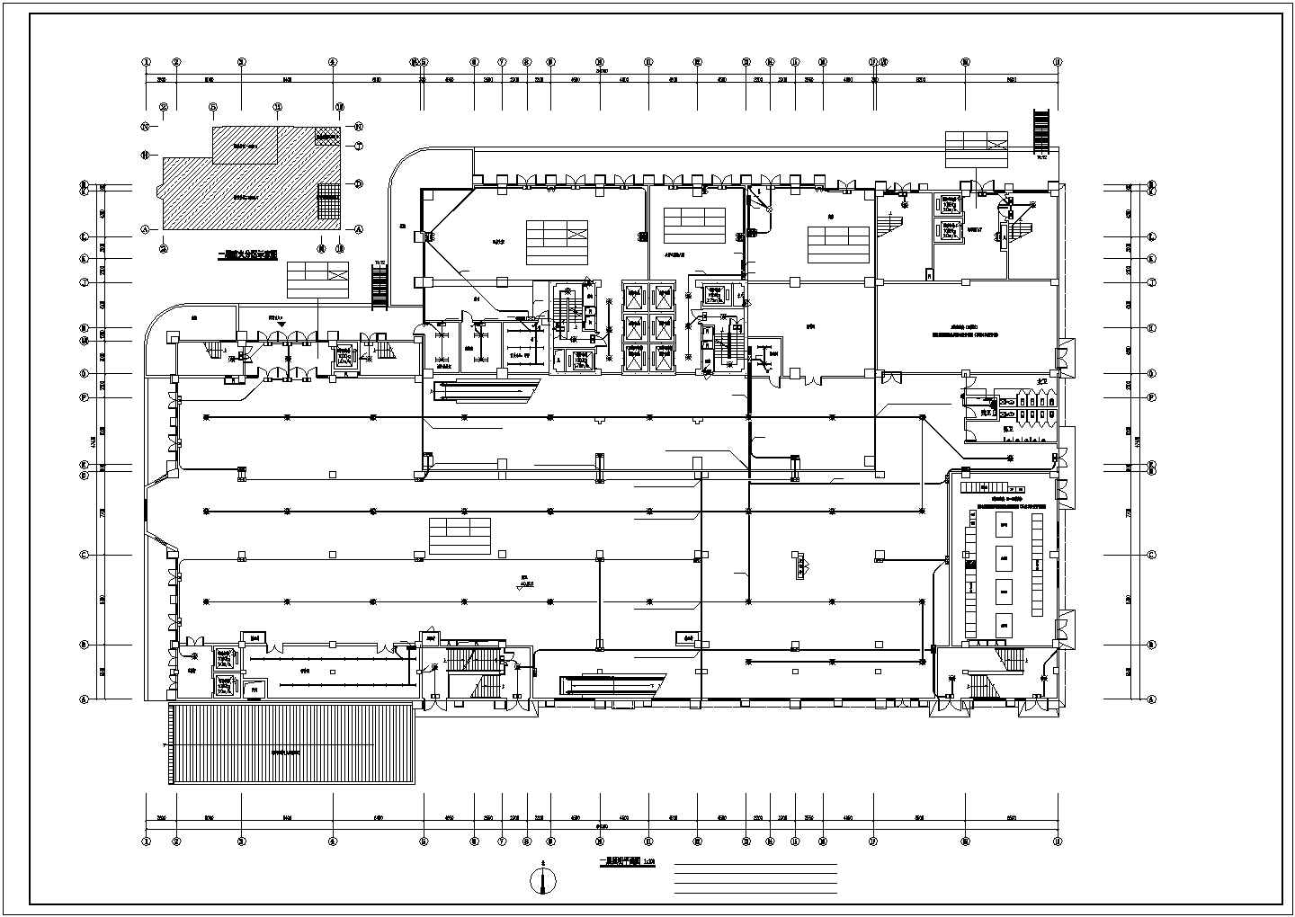 某综合楼电气CAD平面图