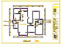 地中海风格四室两厅住宅装修施工图（含效果图）-图二