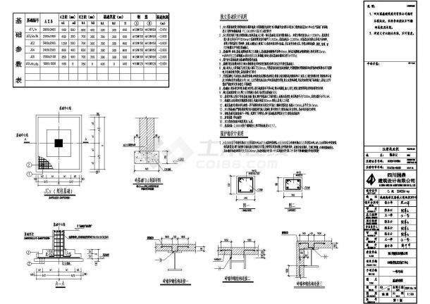 某公司单层轻钢结构生产厂房设计cad详细结构施工图（含设计说明）-图一