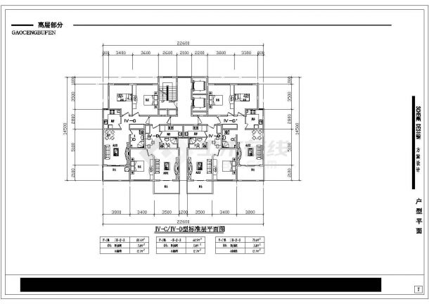 滦州市润园花园小区经典实用的平面户型设计CAD图纸（共16张）-图一