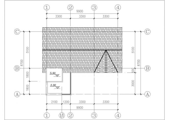 郑州市某村镇130平米2层砖混结构乡村别墅楼建筑设计CAD图纸_图1