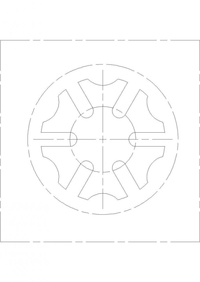 某齿轮类间歇轮CAD施工完整图纸_图1