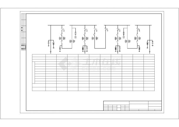 建筑物高压配电室电施图CAD图纸设计-图一