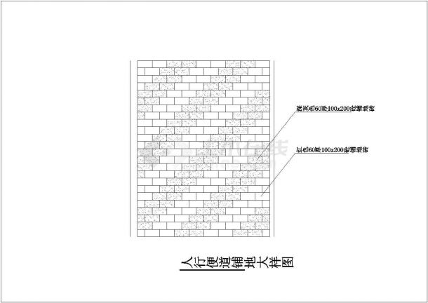 某景观大道景观铺装绿化工程规划设计施工CAD图纸-图一