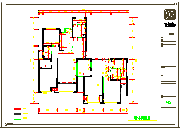 巫小伟-苏州常熟140平公寓装修设计cad图纸-图二