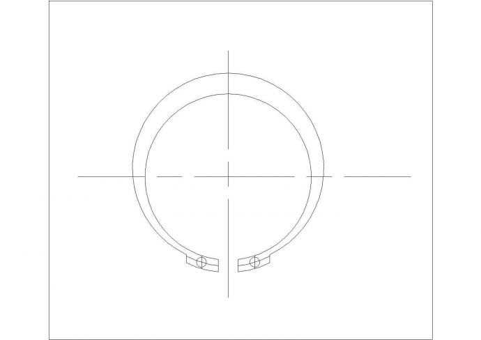 某标准件轴承挡环CAD全套完整设计构造_图1