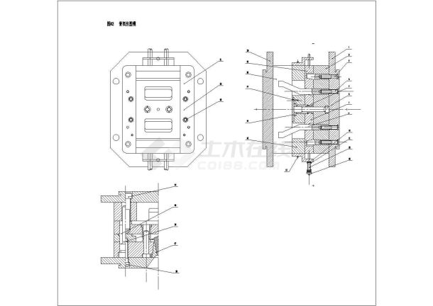 某骨架注塑模CAD构造全套完整图-图一