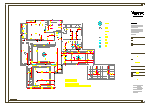 现代奢华-三室两厅家装设计cad图纸_图1