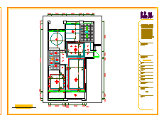 现代.中央公馆-三室两厅家装设计cad图纸-图二