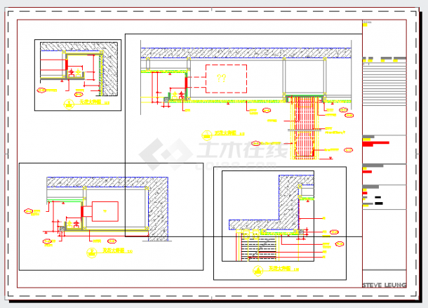 广州富力地产标准化样板房项目A戶型樣板房装修cad图纸-图二