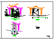 某混凝土水电站整套cad设计施工方案图纸-图二