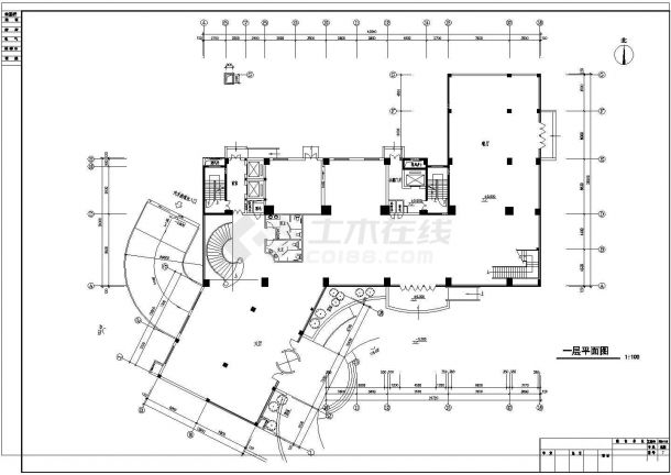 大酒店电气设计方案CAD图纸-图一