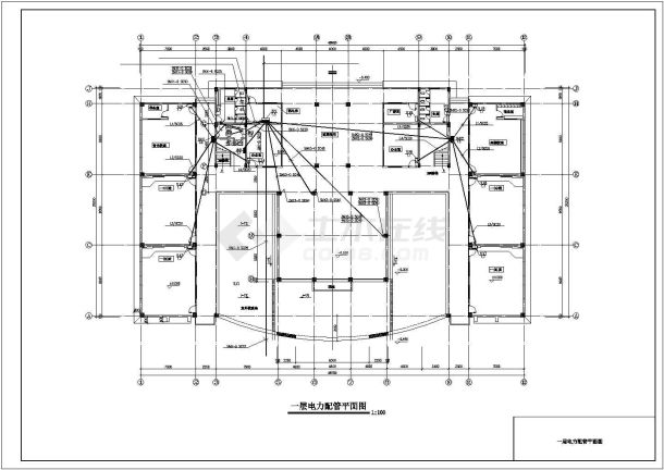 某5360㎡小学电气施工设计图-图一