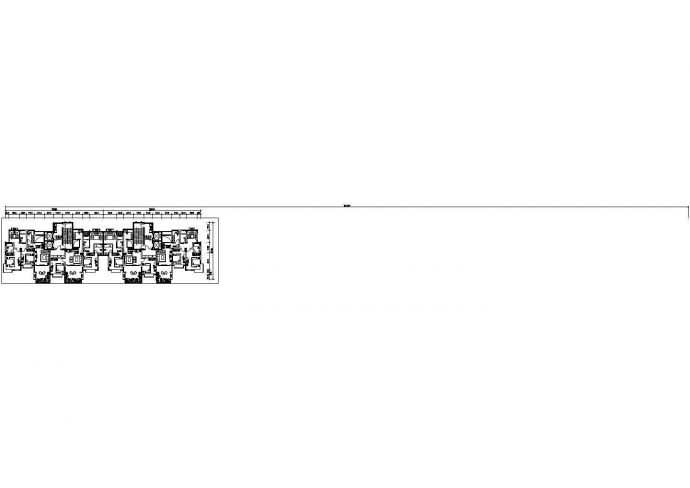 潍坊市颐斓花园小区三栋住宅楼的局部平面设计CAD图纸_图1