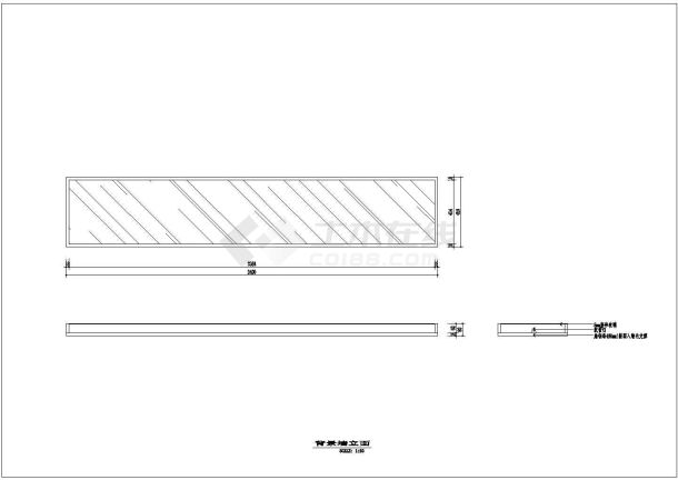 某景区CAD建筑施工图纸-图一