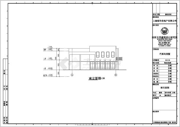 济南B型经典户型住宅详细建筑施工图-图二