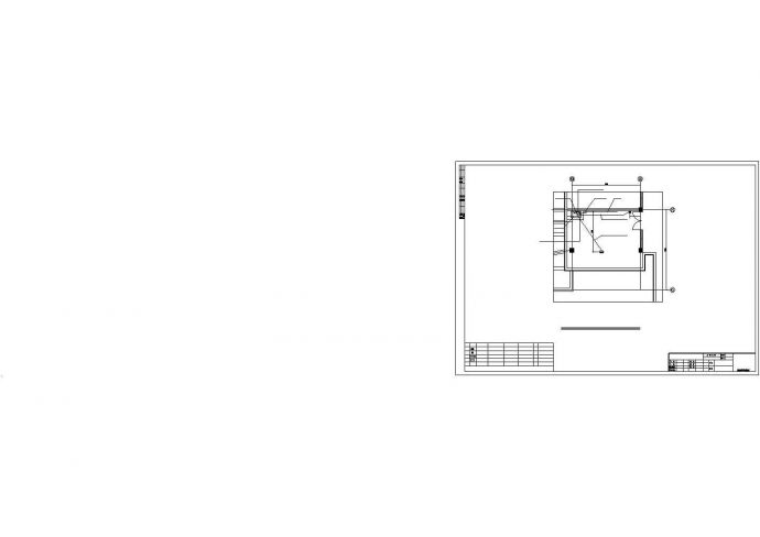 某博物馆CAD电气施工图-多媒体会议平面图_图1