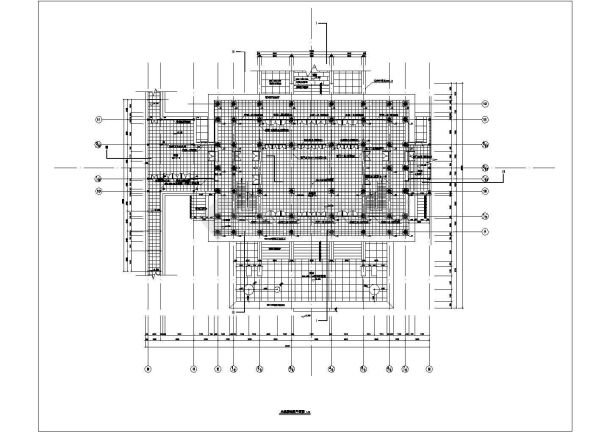 大观楼古建出图方案文本-大观楼底层CAD建筑平面图-图一