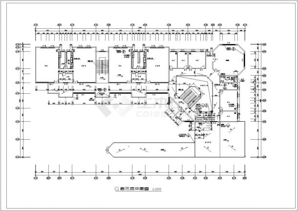 浙江省宁波市宝韵音乐幼儿园装修施工CAD图纸-图二