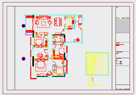 广州富力地产标准化样板房项目B戶型樣板房装修设计cad图纸-图一