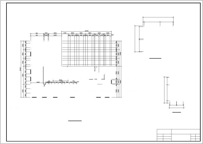 某居住区3800平米6层砖混结构住宅楼全套建筑+结构设计CAD图纸_图1