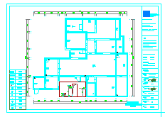 美式-四室两厅295㎡-雅居装修设计cad施工图-图二