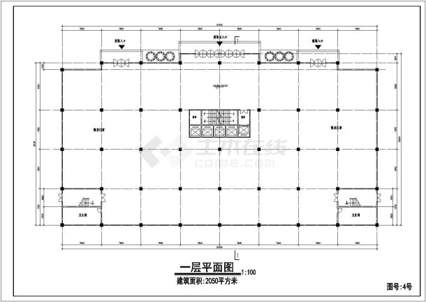 重庆佳乐大厦（高层剪力墙结构）设计cad建筑方案图（含总平面图及技术经济指标）-图一