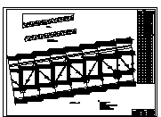 输送机栈桥设计_某钢桁架结构带式输送机栈桥结构施工cad图纸