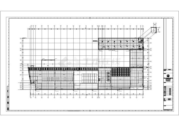 某五层上海交通银行业务处理三号楼及后勤服务给排水施工CAD图纸.-图二