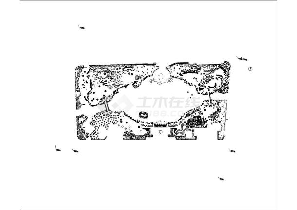 嘉兴秀洲公园全套施工图-公园-植物配置-图一