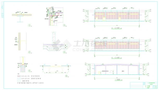 丙类单层库房厂房车间建筑结构水暖电设计施工图-图一