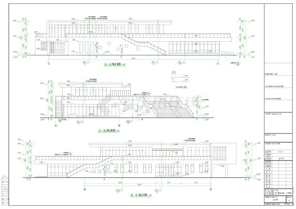 百果园2层展示厅建筑设计施工图-图一