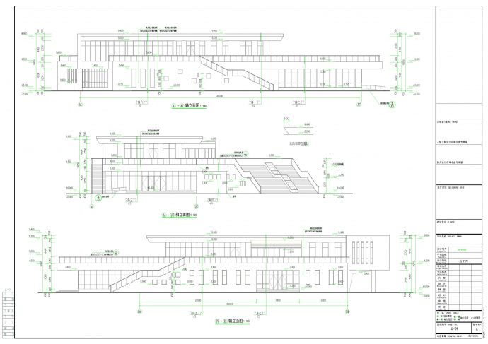 百果园2层展示厅建筑设计施工图_图1