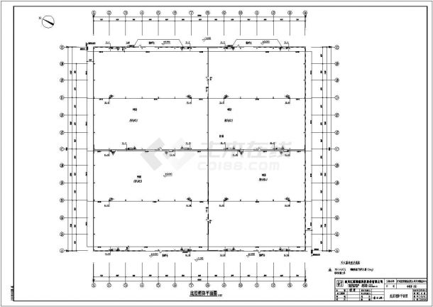 朝阳宏图物流1.4号中转库给排水详细建筑施工图-图二