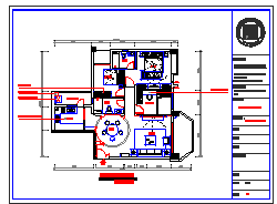 某现代风格住宅装修设计cad施工图附加效果图-图二
