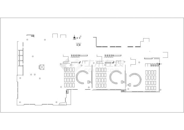 某幼儿园占地920平米3层框架结构教学楼暖通系统CAD设计图纸-图二