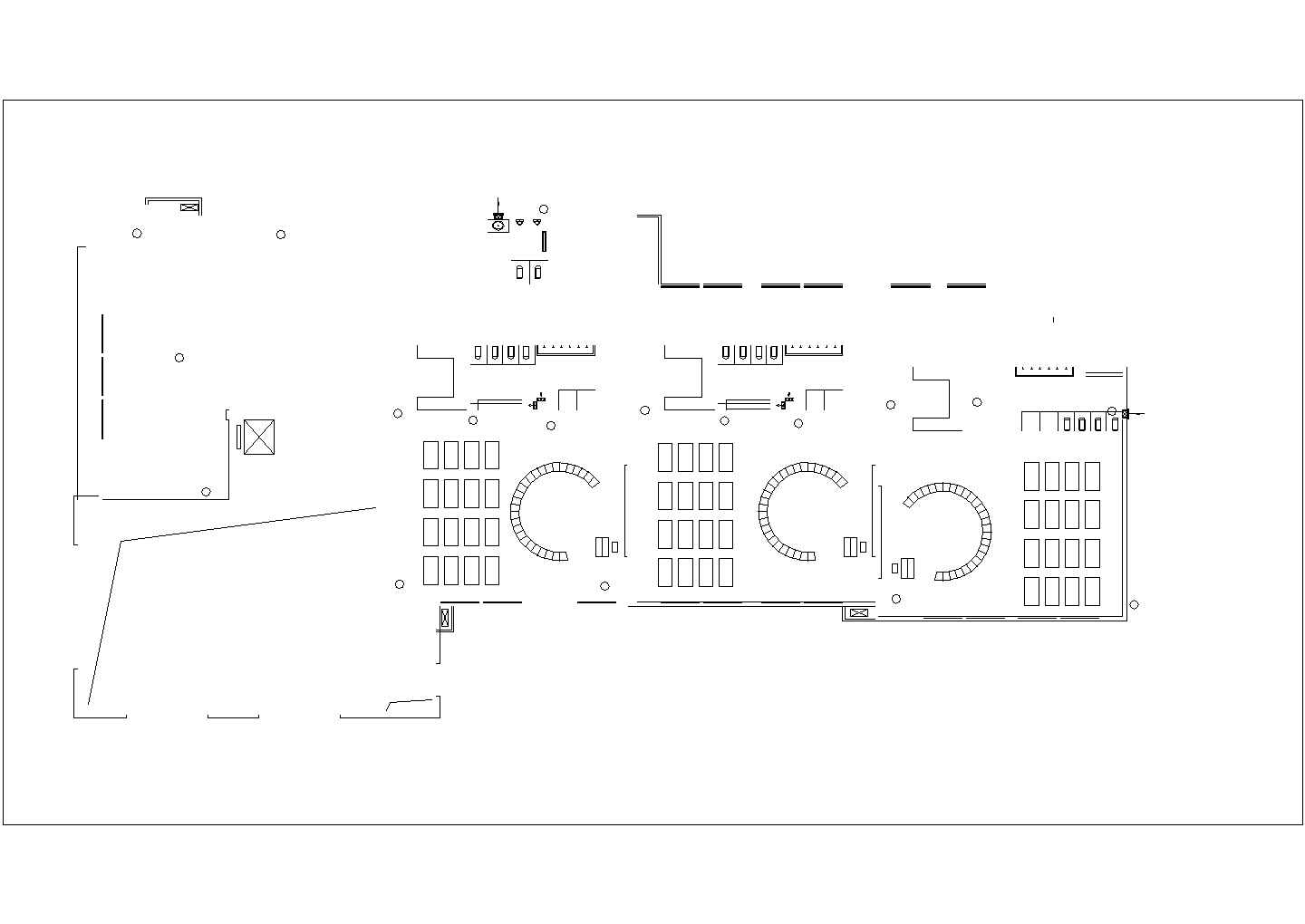 某幼儿园占地920平米3层框架结构教学楼暖通系统CAD设计图纸
