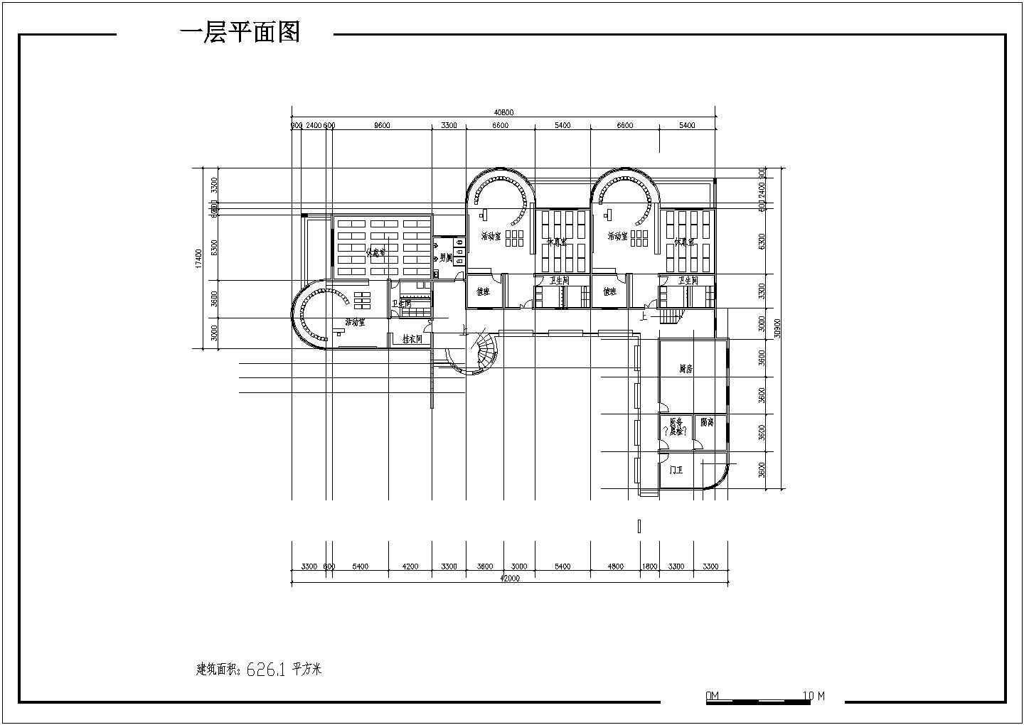 上海市浦东新区浦南幼儿园新建教学楼装修设计CAD图纸