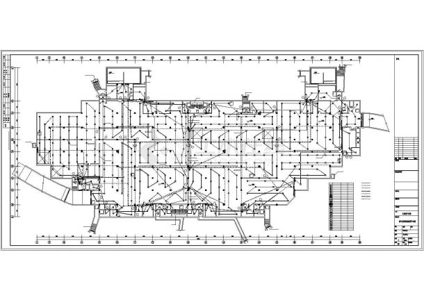 地下汽车库电气施工设计cad图，含设计说明-图一