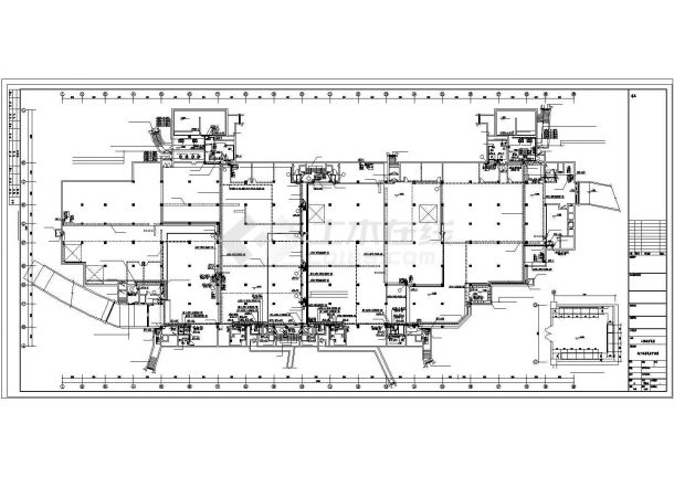 地下汽车库电气施工设计cad图，含设计说明-图二