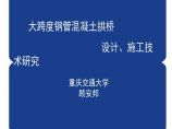 大跨度钢管混凝土拱桥设计、施工技术研究（52页）图片1