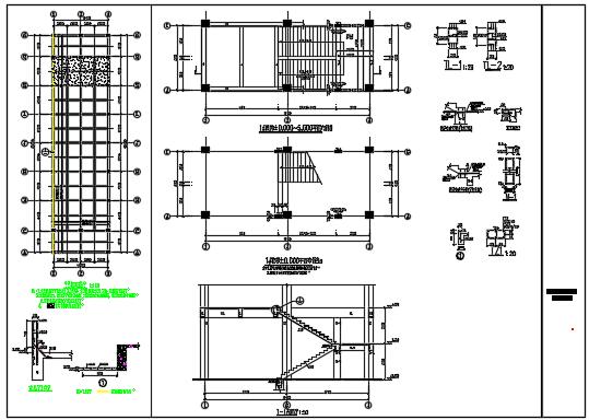 钢结构标准厂房二期结构施工图_1(1).dwg_图1