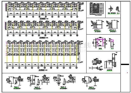 钢结构标准厂房二期结构施工图_1(1).dwg-图二