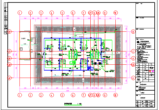 某地宿舍给排水设计详细CAD图纸_图1