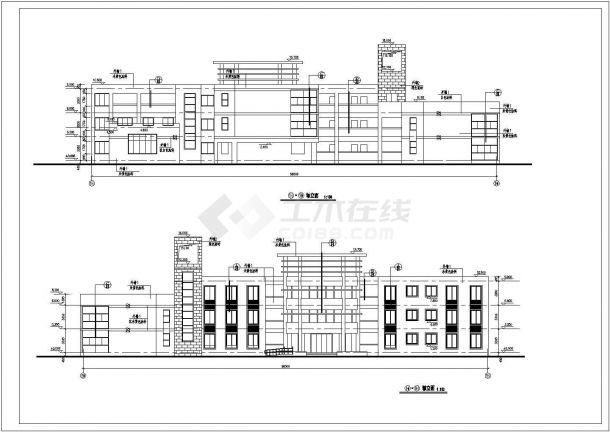 浙江省宁波市第一幼儿园二号食堂改造施工CAD图纸-图二